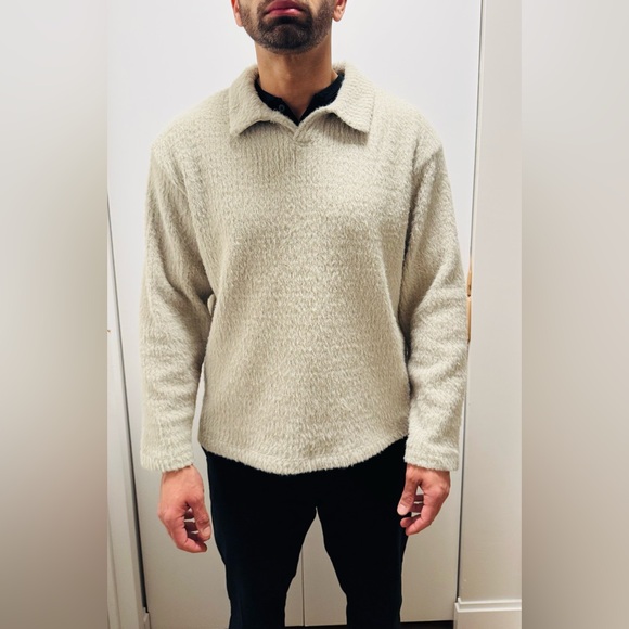 H&M Other - H&M Men's Cream Crewneck Sweater